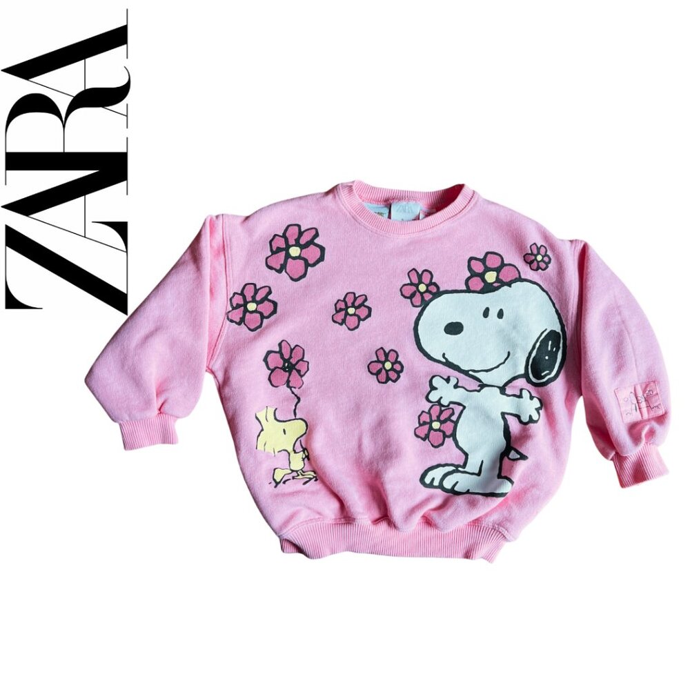 Zara snoopy sweatshirt Size 3